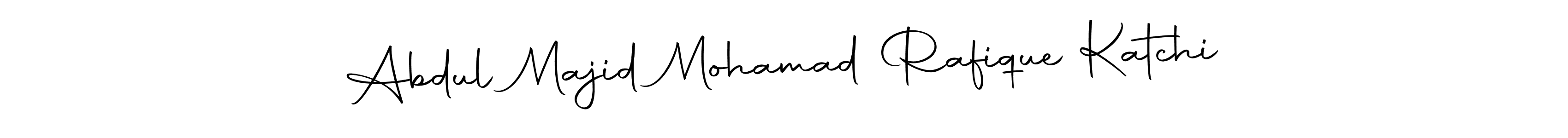 Here are the top 10 professional signature styles for the name Abdul Majid Mohamad Rafique Katchi. These are the best autograph styles you can use for your name. Abdul Majid Mohamad Rafique Katchi signature style 10 images and pictures png