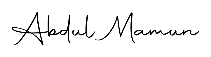 Transform the name Abdul Mamun into a signature masterpiece using Autography-DOLnW font. Ideal for photographers, artists, and creators looking for watermarks. Abdul Mamun signature style 10 images and pictures png