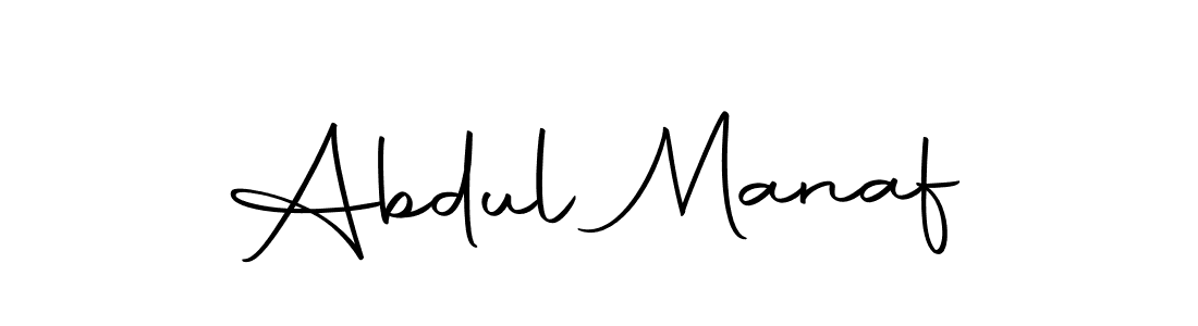 How to make Abdul Manaf name signature. Use Autography-DOLnW style for creating short signs online. This is the latest handwritten sign. Abdul Manaf signature style 10 images and pictures png