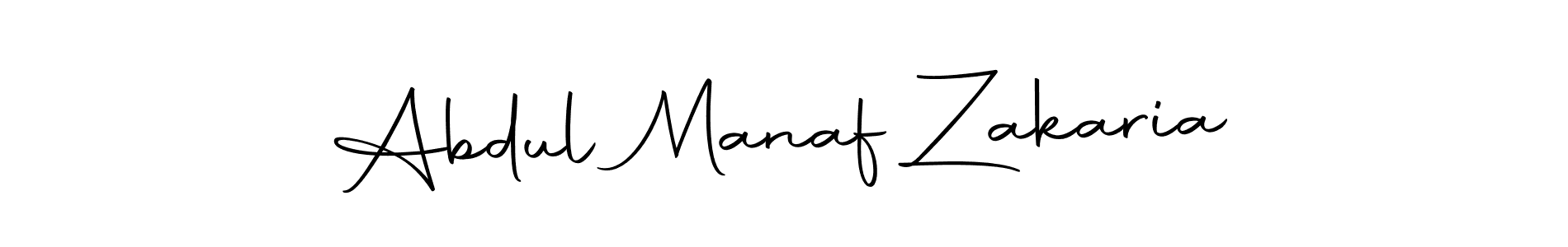 Abdul Manaf Zakaria stylish signature style. Best Handwritten Sign (Autography-DOLnW) for my name. Handwritten Signature Collection Ideas for my name Abdul Manaf Zakaria. Abdul Manaf Zakaria signature style 10 images and pictures png