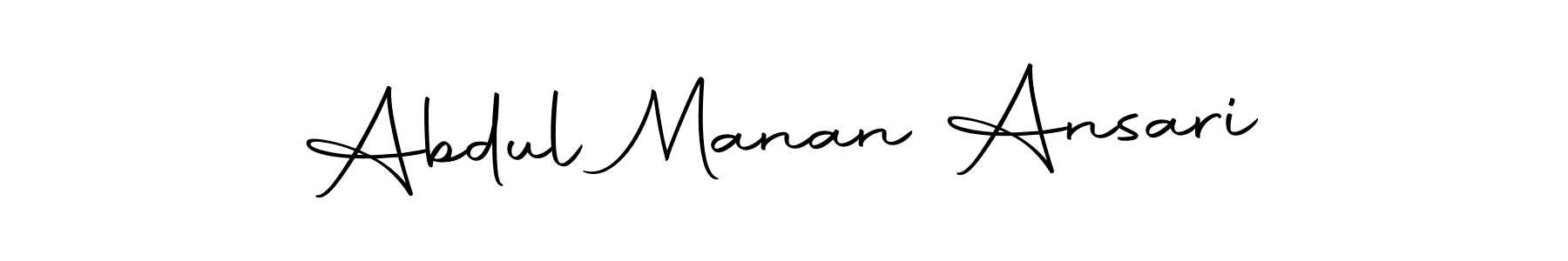 Use a signature maker to create a handwritten signature online. With this signature software, you can design (Autography-DOLnW) your own signature for name Abdul Manan Ansari. Abdul Manan Ansari signature style 10 images and pictures png