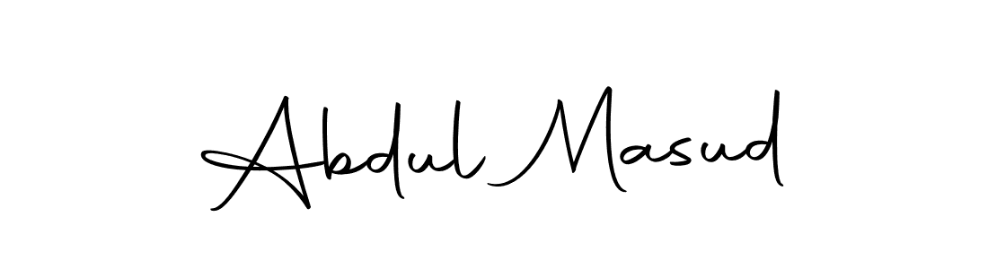 Design your own signature with our free online signature maker. With this signature software, you can create a handwritten (Autography-DOLnW) signature for name Abdul Masud. Abdul Masud signature style 10 images and pictures png