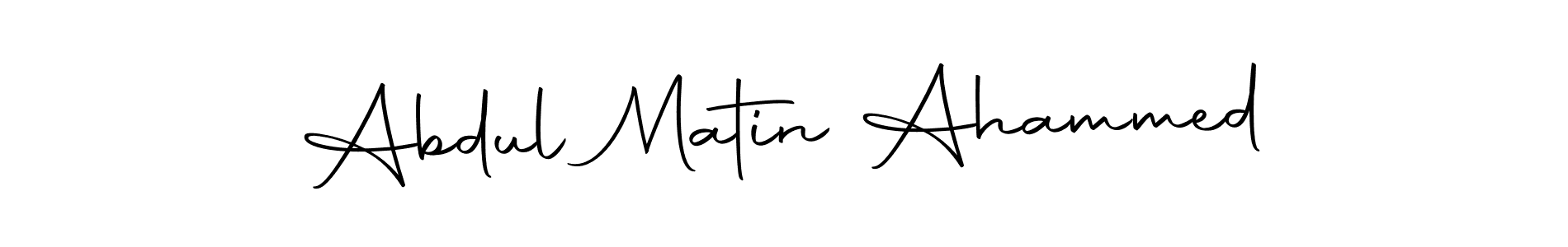 Design your own signature with our free online signature maker. With this signature software, you can create a handwritten (Autography-DOLnW) signature for name Abdul Matin Ahammed. Abdul Matin Ahammed signature style 10 images and pictures png