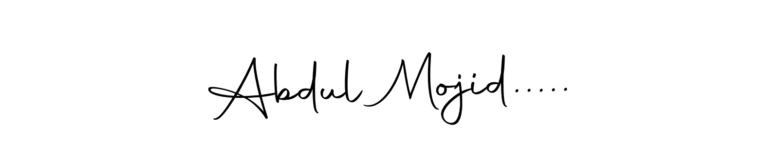 Also we have Abdul Mojid..... name is the best signature style. Create professional handwritten signature collection using Autography-DOLnW autograph style. Abdul Mojid..... signature style 10 images and pictures png