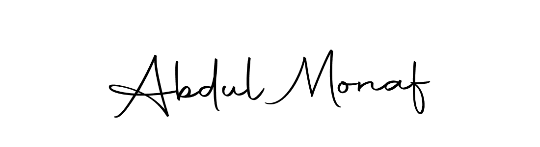 Use a signature maker to create a handwritten signature online. With this signature software, you can design (Autography-DOLnW) your own signature for name Abdul Monaf. Abdul Monaf signature style 10 images and pictures png