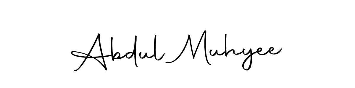 Design your own signature with our free online signature maker. With this signature software, you can create a handwritten (Autography-DOLnW) signature for name Abdul Muhyee. Abdul Muhyee signature style 10 images and pictures png