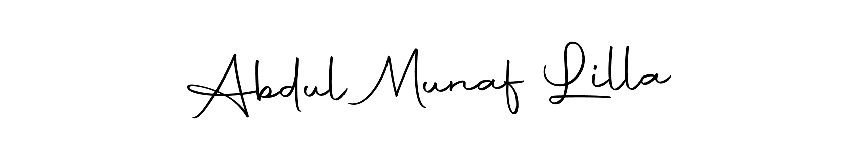 Similarly Autography-DOLnW is the best handwritten signature design. Signature creator online .You can use it as an online autograph creator for name Abdul Munaf Lilla. Abdul Munaf Lilla signature style 10 images and pictures png