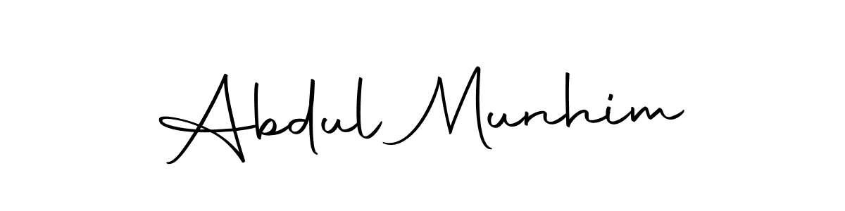 You should practise on your own different ways (Autography-DOLnW) to write your name (Abdul Munhim) in signature. don't let someone else do it for you. Abdul Munhim signature style 10 images and pictures png
