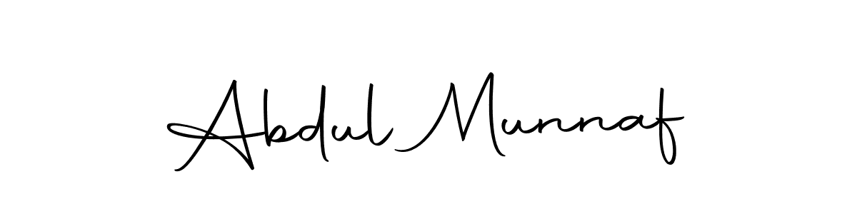 Create a beautiful signature design for name Abdul Munnaf. With this signature (Autography-DOLnW) fonts, you can make a handwritten signature for free. Abdul Munnaf signature style 10 images and pictures png