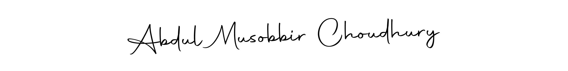Make a beautiful signature design for name Abdul Musobbir Choudhury. With this signature (Autography-DOLnW) style, you can create a handwritten signature for free. Abdul Musobbir Choudhury signature style 10 images and pictures png