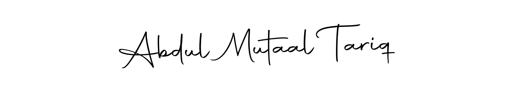 How to make Abdul Mutaal Tariq signature? Autography-DOLnW is a professional autograph style. Create handwritten signature for Abdul Mutaal Tariq name. Abdul Mutaal Tariq signature style 10 images and pictures png