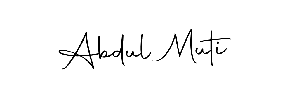 You can use this online signature creator to create a handwritten signature for the name Abdul Muti. This is the best online autograph maker. Abdul Muti signature style 10 images and pictures png