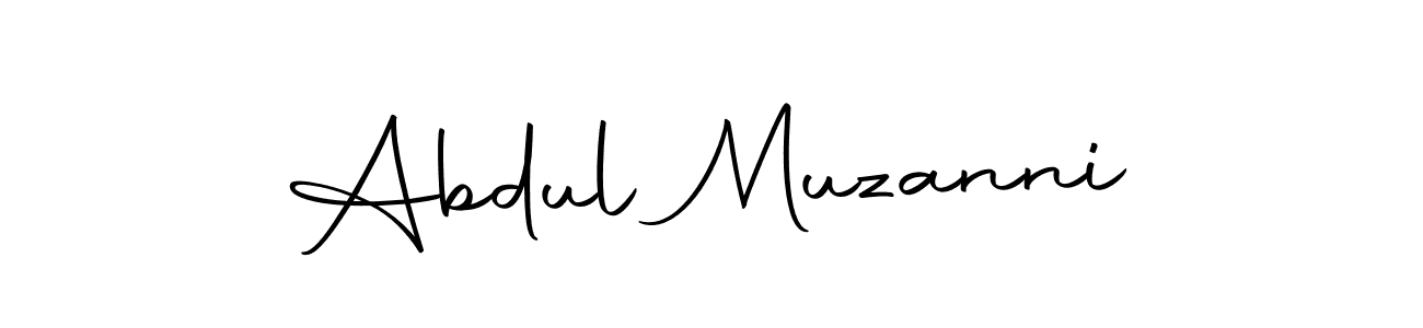 You should practise on your own different ways (Autography-DOLnW) to write your name (Abdul Muzanni) in signature. don't let someone else do it for you. Abdul Muzanni signature style 10 images and pictures png