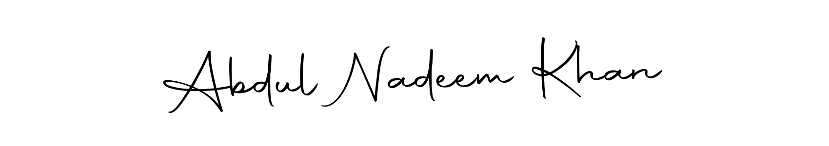 It looks lik you need a new signature style for name Abdul Nadeem Khan. Design unique handwritten (Autography-DOLnW) signature with our free signature maker in just a few clicks. Abdul Nadeem Khan signature style 10 images and pictures png