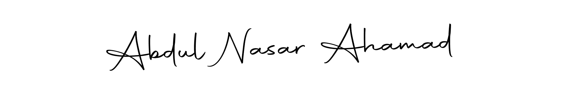 How to make Abdul Nasar Ahamad signature? Autography-DOLnW is a professional autograph style. Create handwritten signature for Abdul Nasar Ahamad name. Abdul Nasar Ahamad signature style 10 images and pictures png