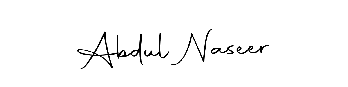 Use a signature maker to create a handwritten signature online. With this signature software, you can design (Autography-DOLnW) your own signature for name Abdul Naseer. Abdul Naseer signature style 10 images and pictures png