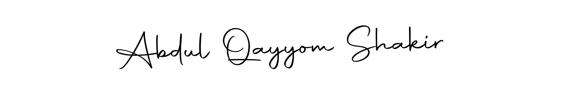 Abdul Qayyom Shakir stylish signature style. Best Handwritten Sign (Autography-DOLnW) for my name. Handwritten Signature Collection Ideas for my name Abdul Qayyom Shakir. Abdul Qayyom Shakir signature style 10 images and pictures png