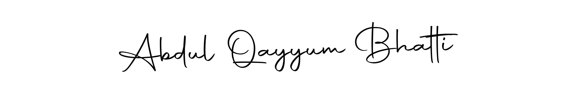 You should practise on your own different ways (Autography-DOLnW) to write your name (Abdul Qayyum Bhatti) in signature. don't let someone else do it for you. Abdul Qayyum Bhatti signature style 10 images and pictures png