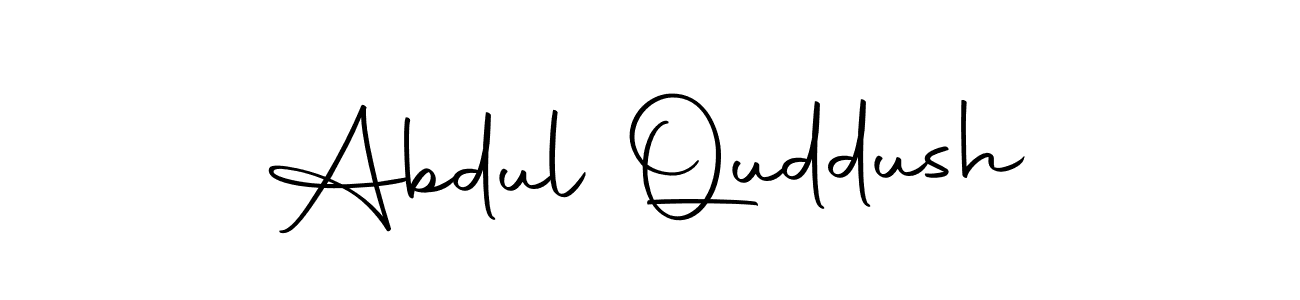 How to make Abdul Quddush signature? Autography-DOLnW is a professional autograph style. Create handwritten signature for Abdul Quddush name. Abdul Quddush signature style 10 images and pictures png