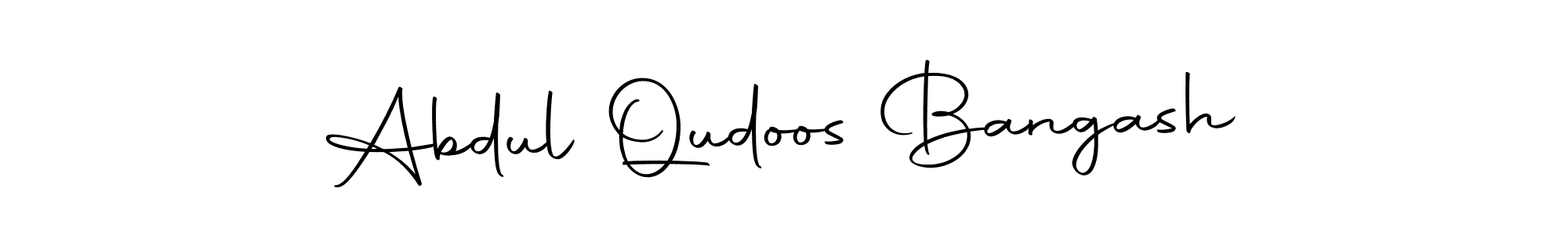 The best way (Autography-DOLnW) to make a short signature is to pick only two or three words in your name. The name Abdul Qudoos Bangash include a total of six letters. For converting this name. Abdul Qudoos Bangash signature style 10 images and pictures png