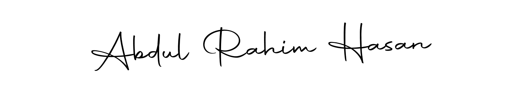 Use a signature maker to create a handwritten signature online. With this signature software, you can design (Autography-DOLnW) your own signature for name Abdul Rahim Hasan. Abdul Rahim Hasan signature style 10 images and pictures png