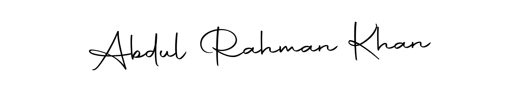 Design your own signature with our free online signature maker. With this signature software, you can create a handwritten (Autography-DOLnW) signature for name Abdul Rahman Khan. Abdul Rahman Khan signature style 10 images and pictures png