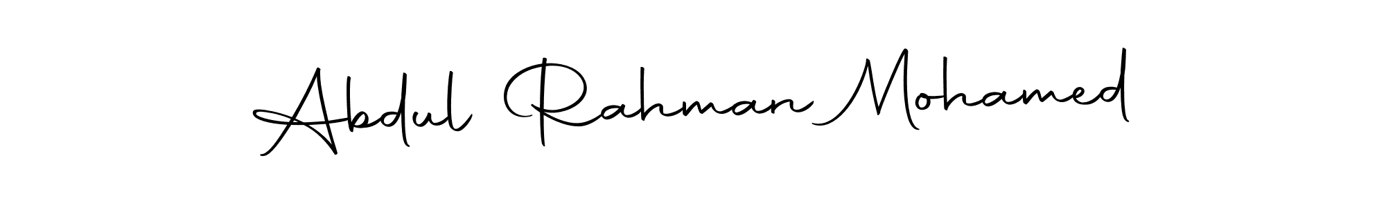 Make a beautiful signature design for name Abdul Rahman Mohamed. Use this online signature maker to create a handwritten signature for free. Abdul Rahman Mohamed signature style 10 images and pictures png