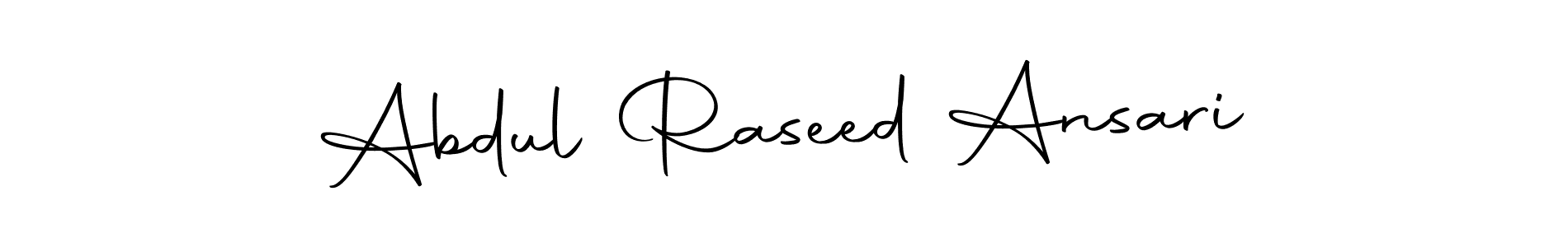 Design your own signature with our free online signature maker. With this signature software, you can create a handwritten (Autography-DOLnW) signature for name Abdul Raseed Ansari. Abdul Raseed Ansari signature style 10 images and pictures png