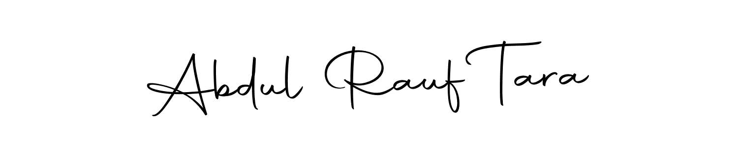 Create a beautiful signature design for name Abdul Rauf Tara. With this signature (Autography-DOLnW) fonts, you can make a handwritten signature for free. Abdul Rauf Tara signature style 10 images and pictures png