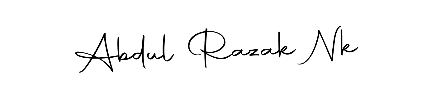 Autography-DOLnW is a professional signature style that is perfect for those who want to add a touch of class to their signature. It is also a great choice for those who want to make their signature more unique. Get Abdul Razak Nk name to fancy signature for free. Abdul Razak Nk signature style 10 images and pictures png