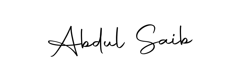 The best way (Autography-DOLnW) to make a short signature is to pick only two or three words in your name. The name Abdul Saib include a total of six letters. For converting this name. Abdul Saib signature style 10 images and pictures png