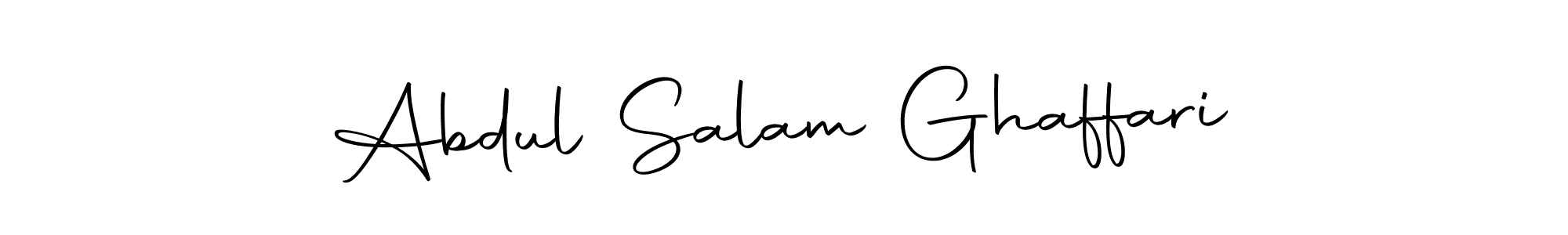 How to make Abdul Salam Ghaffari signature? Autography-DOLnW is a professional autograph style. Create handwritten signature for Abdul Salam Ghaffari name. Abdul Salam Ghaffari signature style 10 images and pictures png