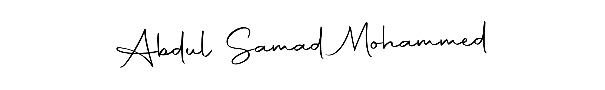 Design your own signature with our free online signature maker. With this signature software, you can create a handwritten (Autography-DOLnW) signature for name Abdul Samad Mohammed. Abdul Samad Mohammed signature style 10 images and pictures png