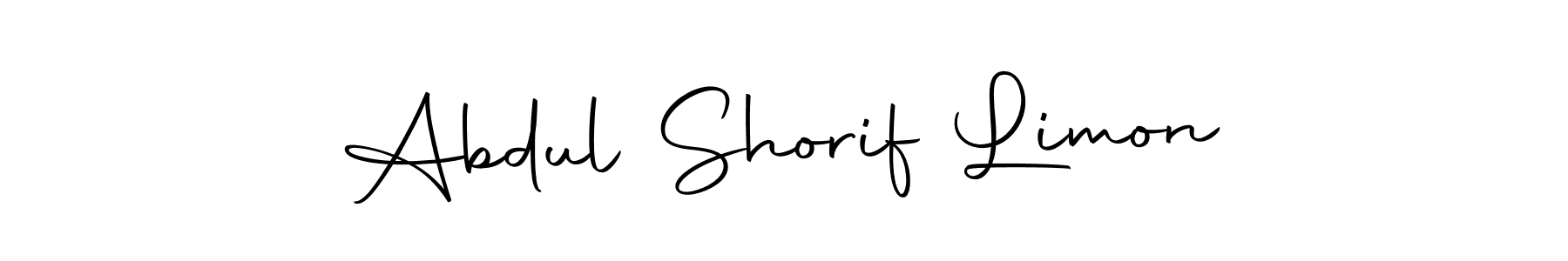 You can use this online signature creator to create a handwritten signature for the name Abdul Shorif Limon. This is the best online autograph maker. Abdul Shorif Limon signature style 10 images and pictures png