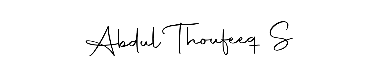 Autography-DOLnW is a professional signature style that is perfect for those who want to add a touch of class to their signature. It is also a great choice for those who want to make their signature more unique. Get Abdul Thoufeeq S name to fancy signature for free. Abdul Thoufeeq S signature style 10 images and pictures png