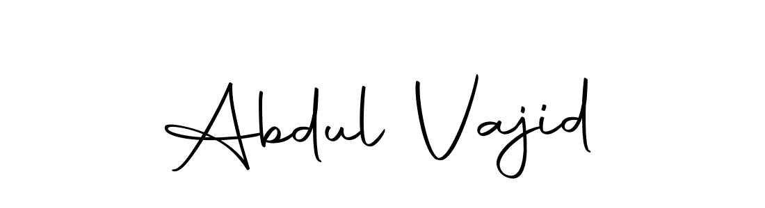 Create a beautiful signature design for name Abdul Vajid. With this signature (Autography-DOLnW) fonts, you can make a handwritten signature for free. Abdul Vajid signature style 10 images and pictures png