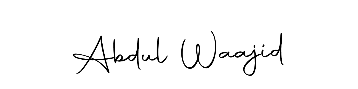 The best way (Autography-DOLnW) to make a short signature is to pick only two or three words in your name. The name Abdul Waajid include a total of six letters. For converting this name. Abdul Waajid signature style 10 images and pictures png