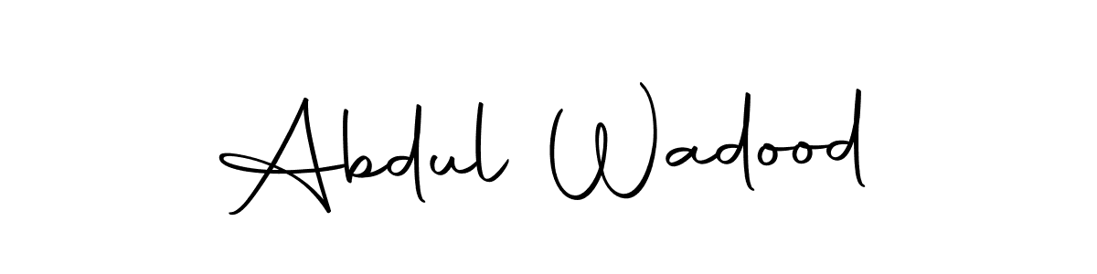You can use this online signature creator to create a handwritten signature for the name Abdul Wadood. This is the best online autograph maker. Abdul Wadood signature style 10 images and pictures png