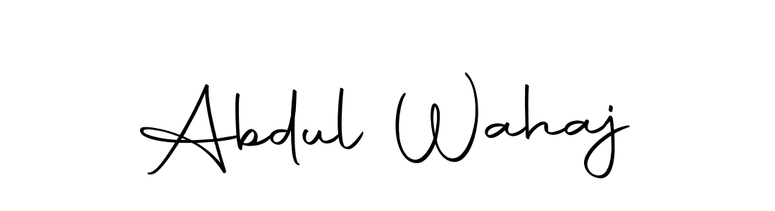 This is the best signature style for the Abdul Wahaj name. Also you like these signature font (Autography-DOLnW). Mix name signature. Abdul Wahaj signature style 10 images and pictures png
