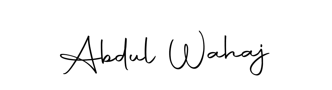How to make Abdul Wahaj signature? Autography-DOLnW is a professional autograph style. Create handwritten signature for Abdul Wahaj name. Abdul Wahaj signature style 10 images and pictures png
