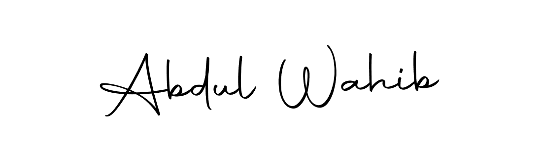 Here are the top 10 professional signature styles for the name Abdul Wahib. These are the best autograph styles you can use for your name. Abdul Wahib signature style 10 images and pictures png