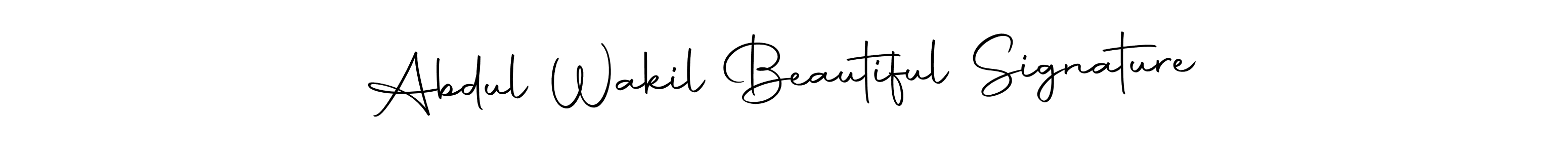 Here are the top 10 professional signature styles for the name Abdul Wakil Beautiful Signature. These are the best autograph styles you can use for your name. Abdul Wakil Beautiful Signature signature style 10 images and pictures png