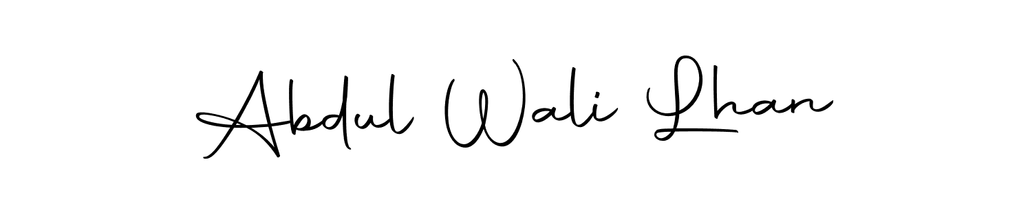 The best way (Autography-DOLnW) to make a short signature is to pick only two or three words in your name. The name Abdul Wali Lhan include a total of six letters. For converting this name. Abdul Wali Lhan signature style 10 images and pictures png