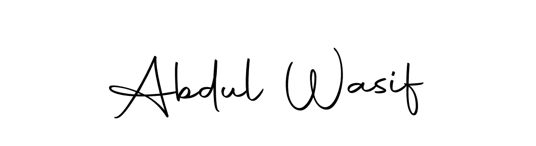 The best way (Autography-DOLnW) to make a short signature is to pick only two or three words in your name. The name Abdul Wasif include a total of six letters. For converting this name. Abdul Wasif signature style 10 images and pictures png