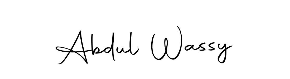 Make a beautiful signature design for name Abdul Wassy. Use this online signature maker to create a handwritten signature for free. Abdul Wassy signature style 10 images and pictures png