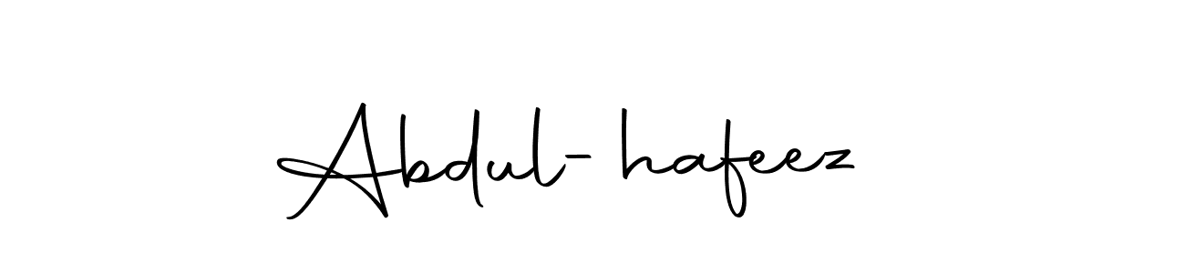 Create a beautiful signature design for name Abdul-hafeez . With this signature (Autography-DOLnW) fonts, you can make a handwritten signature for free. Abdul-hafeez  signature style 10 images and pictures png