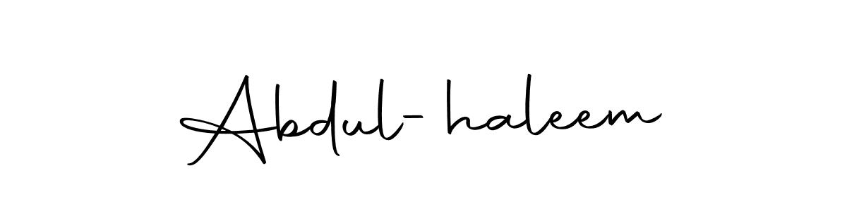 Make a beautiful signature design for name Abdul-haleem. Use this online signature maker to create a handwritten signature for free. Abdul-haleem signature style 10 images and pictures png