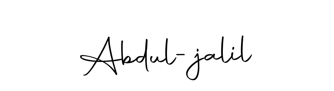 Abdul-jalil stylish signature style. Best Handwritten Sign (Autography-DOLnW) for my name. Handwritten Signature Collection Ideas for my name Abdul-jalil. Abdul-jalil signature style 10 images and pictures png