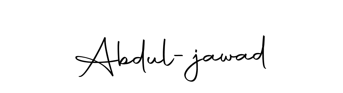 Design your own signature with our free online signature maker. With this signature software, you can create a handwritten (Autography-DOLnW) signature for name Abdul-jawad. Abdul-jawad signature style 10 images and pictures png