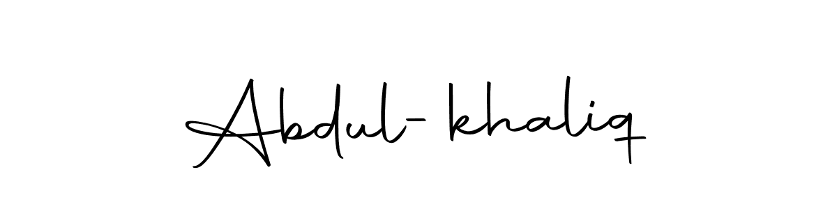 Use a signature maker to create a handwritten signature online. With this signature software, you can design (Autography-DOLnW) your own signature for name Abdul-khaliq. Abdul-khaliq signature style 10 images and pictures png